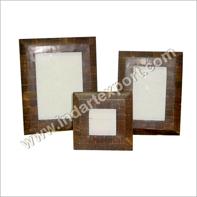 Coconut Shell Photo Frames