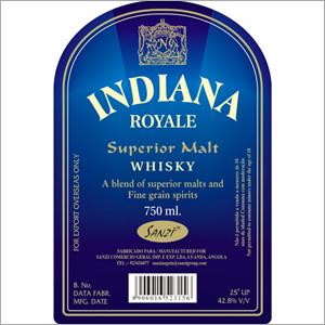 Liquor Bottle Label