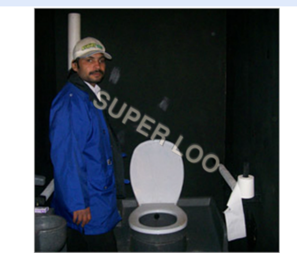 Handicap Toilet - Color: Black