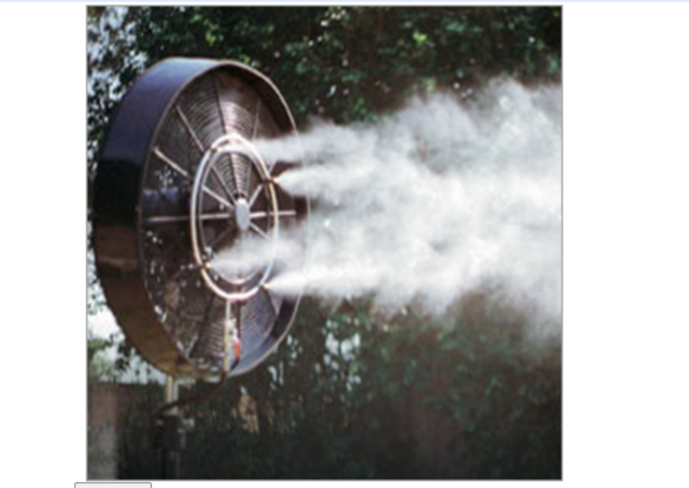 Outdoor Misting Fan - Blade Material: Stainless Steel