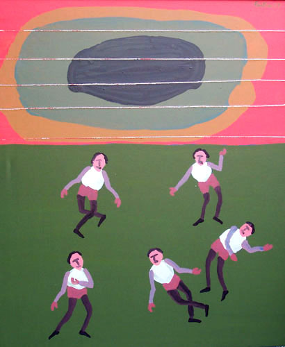 "The Game" - Partha Pratim Deb Paintings