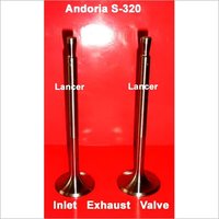 Andoria Engine Valve - En-18d, En-52, En-24(ss), Chrome Plated Stem | Smooth Finish, Dimensional Accuracy, Corrosion Resistant
