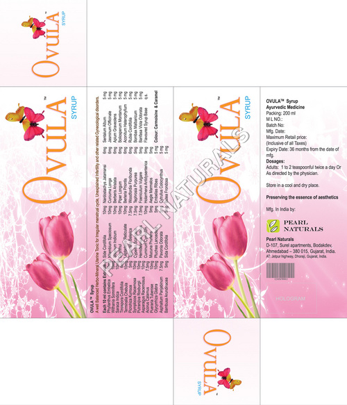 OVULA Syrup for Irregular Menstruation