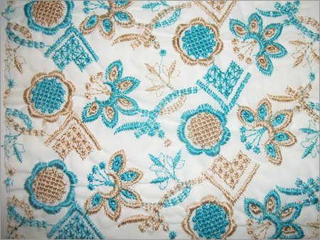 Green Eyelet Embroidery