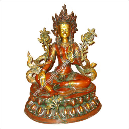 Durable Sitting Green Tara