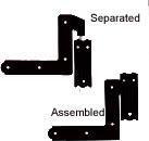 New York Style Shutter Hinge