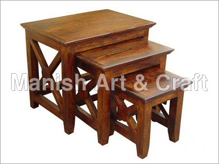 Wooden Stool Set