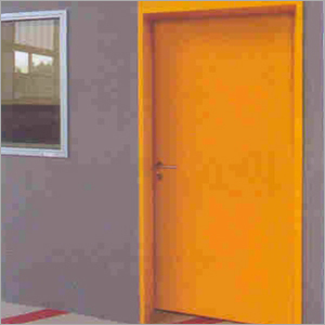 Yellow Sliding Acoustic Doors