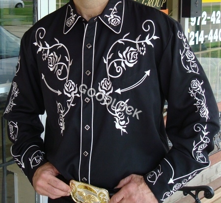 Mens Embroidered Shirts