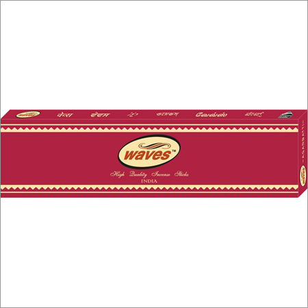 Waves 30+5 Sticks - Bamboo Incense Sticks 10x2x1 Inches Hand Mixed Hand Rolled Soothing Floral Fragrance