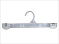 Plastic Hanger With Metal Clips