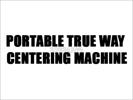 Portable True Way Centering Machine