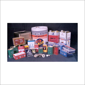 Printed Rectangular Tin Container