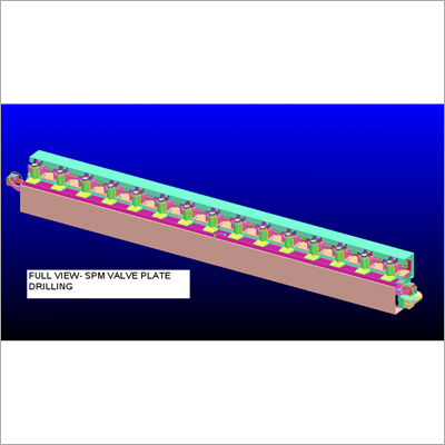 Valve Plate Drilling SPM Perspective View