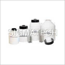 Liquid Nitrogen Containers With Racks