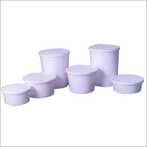Plastic Containers - PP, Variable Dimensions, White | Chemical-Resistant, Durable, Lightweight, Reusable, Stackable, 80Â°C Temperature Resistance