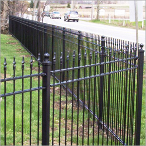 Fences & Fencing - Metal 4-6 Feet Black Ornamental Fences | Customizable Durable Intricate Designs Secure Long Lasting