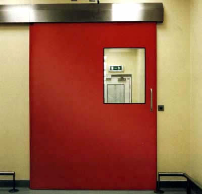 Sliding Fire Doors Application: For Security