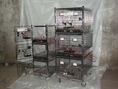 SS Laboratory Rabbit Cage