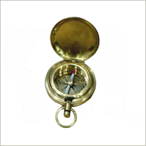 Brass Pocket Gandhi Compass