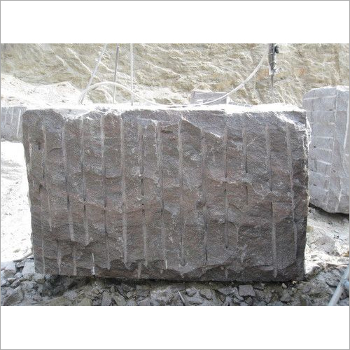Grey Rough Granite Block