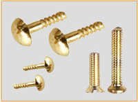 Brass Screws - 5-20 Weight Range | Golden Painted Finish, Durable Brass Material