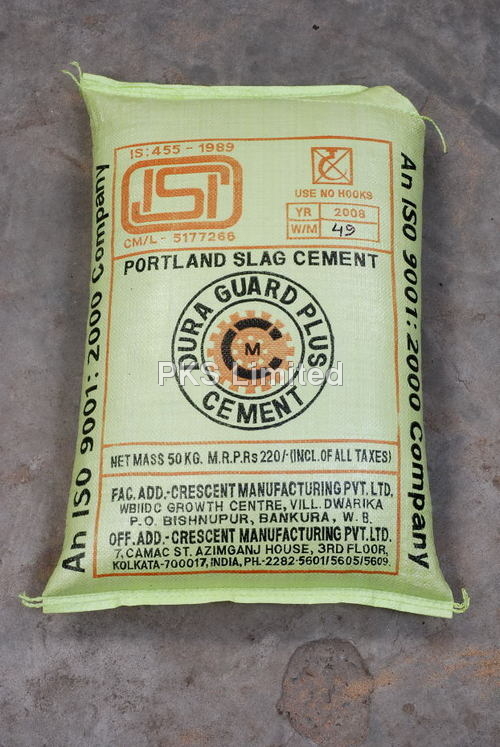 Cement Bags - Portland Cement, 50 kg, 450 x 800 mm, Gray | High Strength, Durability, Water Resistance, Easy Mix, Cost-Effective
