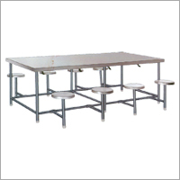 Stainless Steel Dining Tables Application: To Be Used For Commercial Food