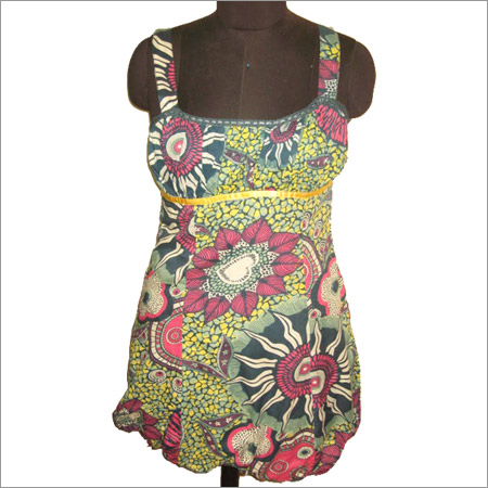 Printed Sleeveless Tops