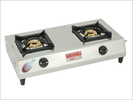 Double Burner Premium Stain Gas Stove