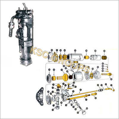 Rock Drill Machine Model KSC-120 F Drifter