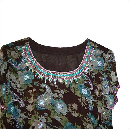 Brown Black Kurti