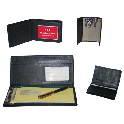 Leather wallet/Keys holder/Cheque & Mobile Holder