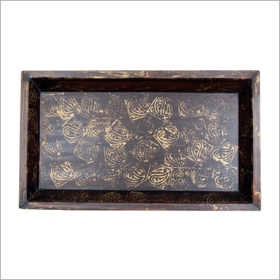 Block Print Tray