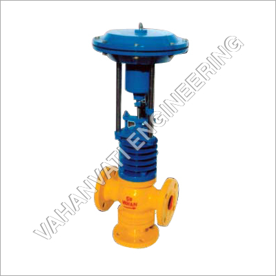 Pneumatic Diaphragm Valve - Cast Steel/Iron 3/4" to 6" Line Size | Heat Radiating Spring Return Efficient Fins ON/OFF Operations
