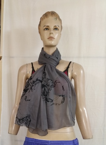 As Per Pic Polyester Chiffon Crinkle Scarf