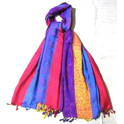 Jamawar Shawls With Fringes