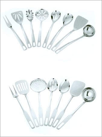 Kitchen Tools - Stainless Steel, 1.40-2.00mm Gauge, Mirror Polished | Durable, Heat Resistant, Ergonomic Handles
