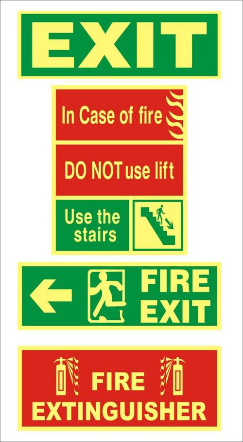 Fire Exit Signs By SIGN ADVERTISING SERVICES