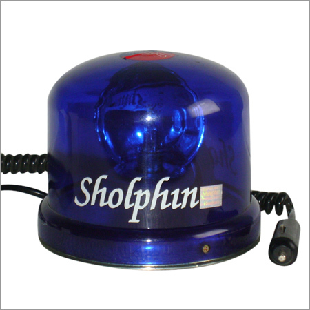 Blue Revolving Light