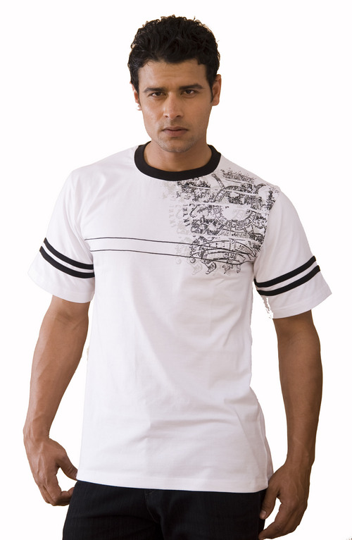 ROUND NECK T-SHIRT WITH PRINT