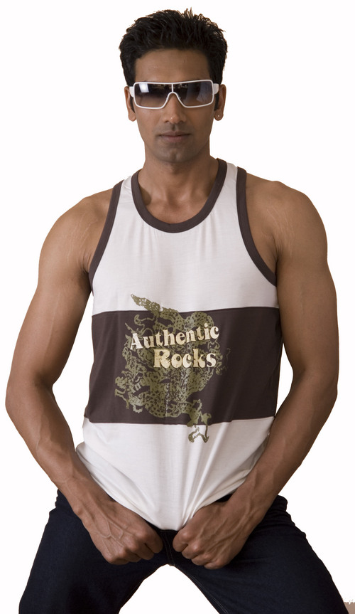 CUT & SEW SANDO WITH PRINT