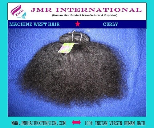 Indian Machine Weft Curly Hair