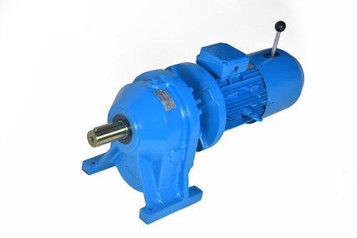 Inline Helical Geared Motor With Brake