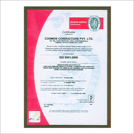 ISO Certificate