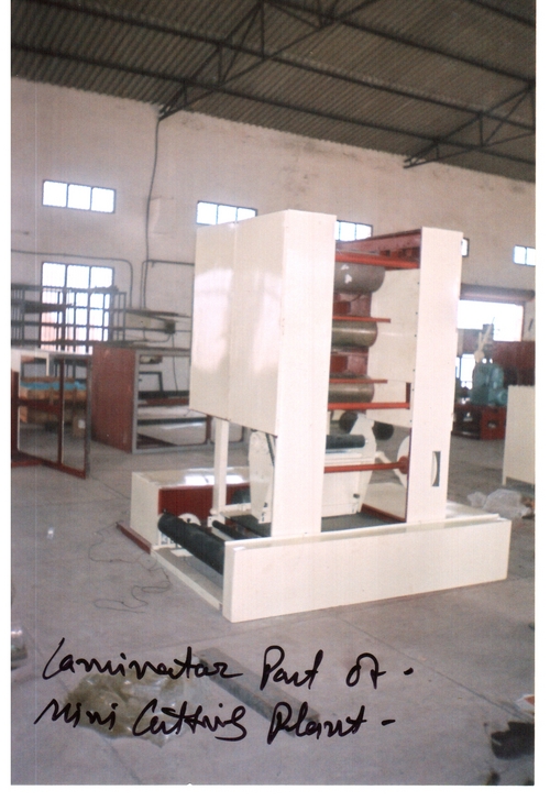 Laminator part of mini cutting plant