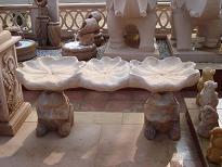 Decorative Stone Bench