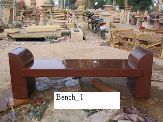 Choclet Stone Bench