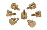Brass Thumb Screws - Brass Material, Various Sizes, Golden Color | Corrosion Resistant, Perfect Finish, Accurate Dimensions