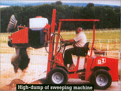 High Dump of Sweeping Machine